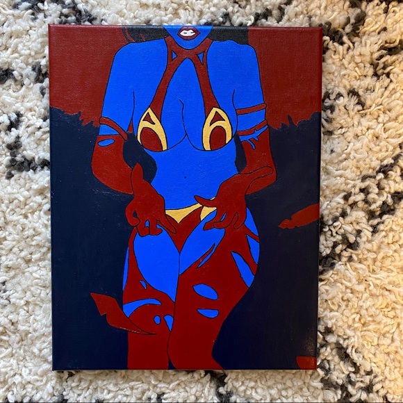 Dota 2 Queen Of Pain Handmade Art Painting Decor